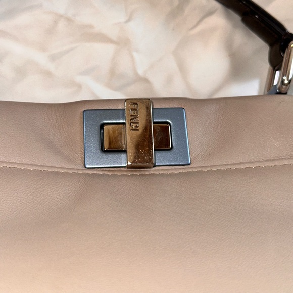 FENDI Peekaboo Leather Cross Body Bag - Picture 11 of 16